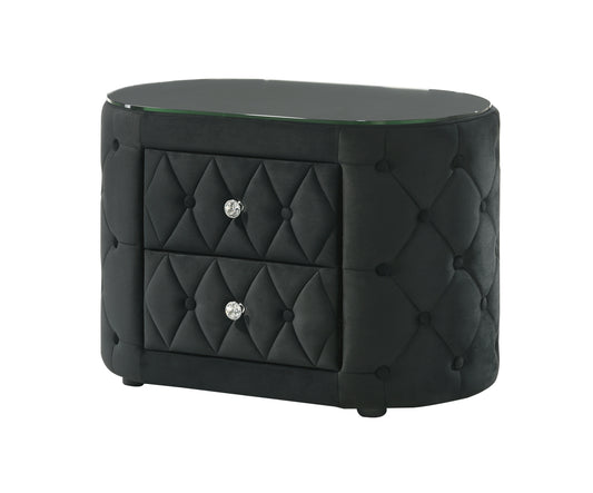 Voltare Night Stand Black