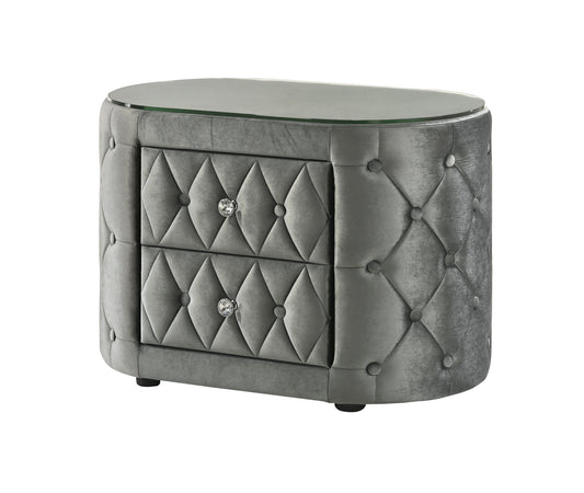 Voltare Night Stand Grey