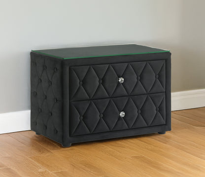 Josephine Night Stand Black