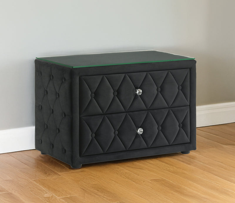 Josephine Night Stand Black