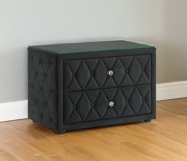 Josephine Night Stand Black