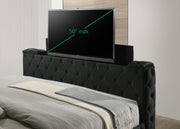 Josephine Bed W/Tv Lift Black