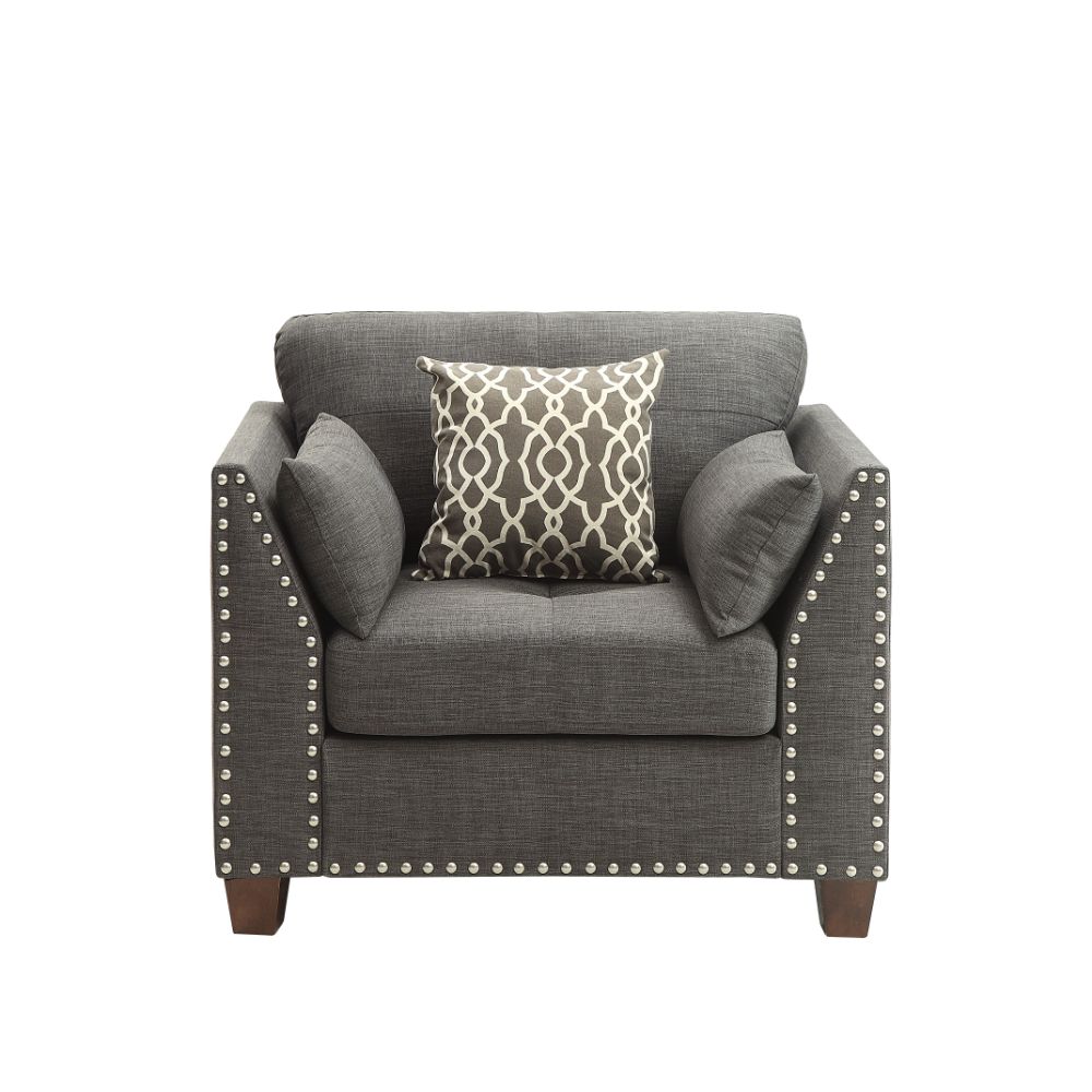 Silla Laurissa de 38" de ancho con 3 almohadas