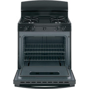 GE 30-inch Freestanding Gas Range with Front Controls JGBS10DEMBB IMAGE 2