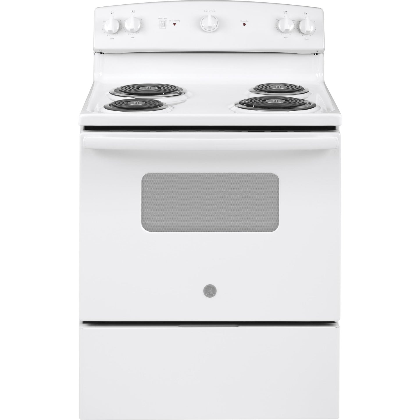 GE 30-inch Freestanding Electric Range JBS160DMWW IMAGE 1