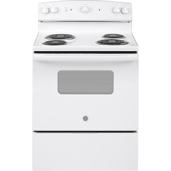GE 30-inch Freestanding Electric Range JBS160DMWW