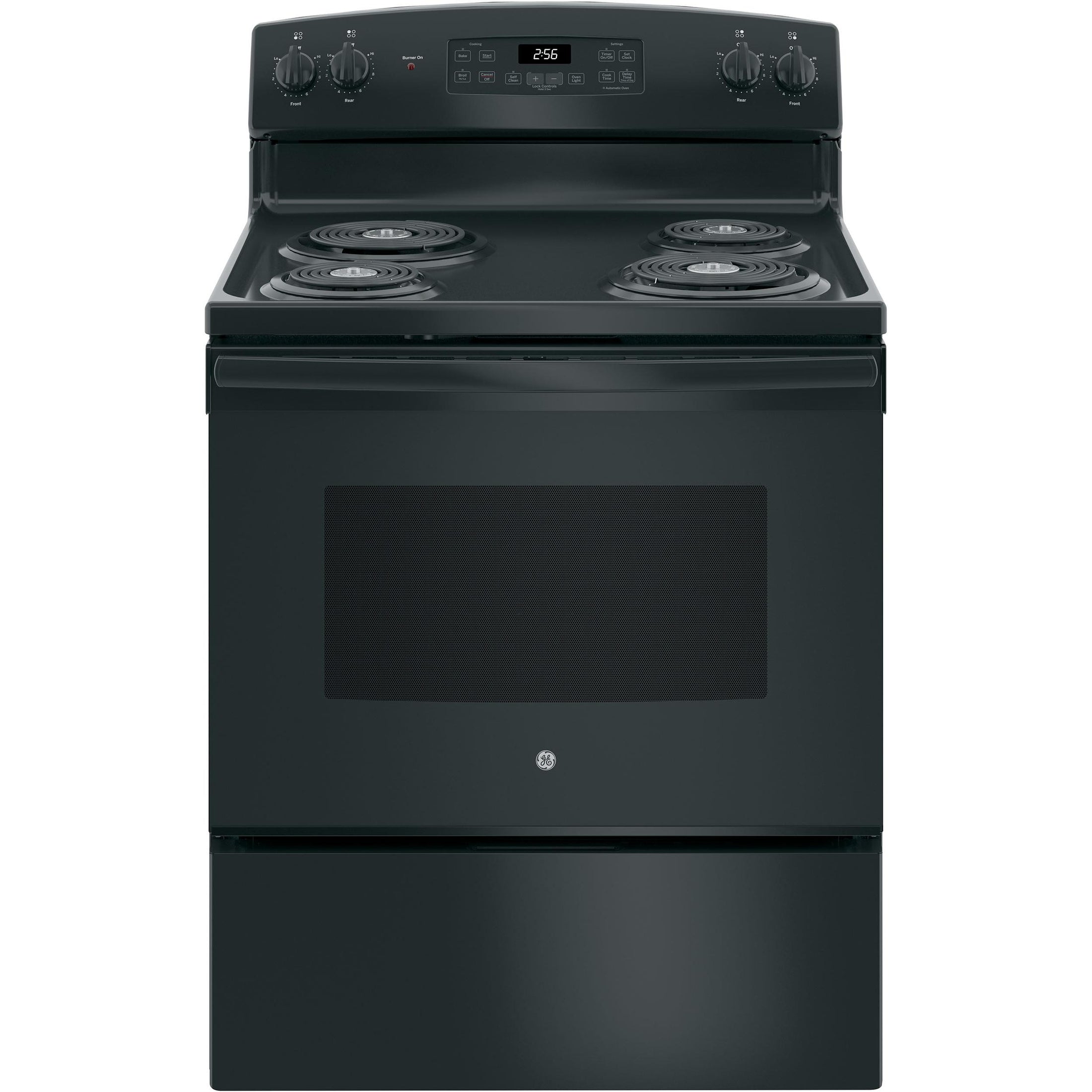  GE 30-inch Freestanding Electric Range JB256DMBB IMAGE 1