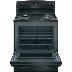  GE 30-inch Freestanding Electric Range JB256DMBB IMAGE 2