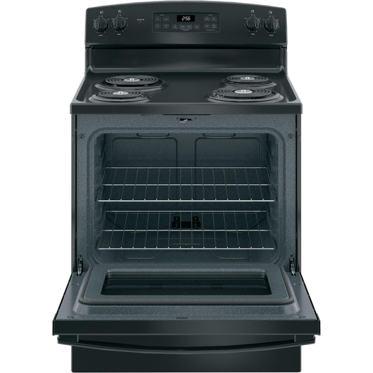 GE 30-inch Freestanding Electric Range JB256DMBB IMAGE 2