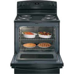 GE 30-inch Freestanding Electric Range JB256DMBB IMAGE 3