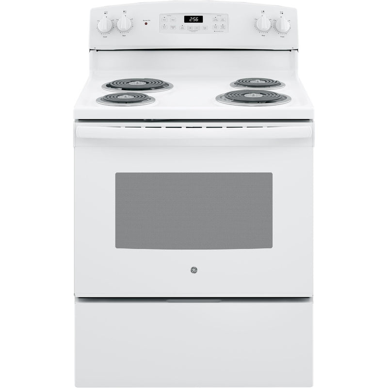 GE 30-inch Freestanding Electric Range JB256DMWW