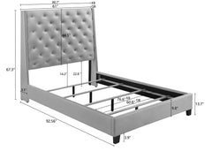 Chantilly Bed Black