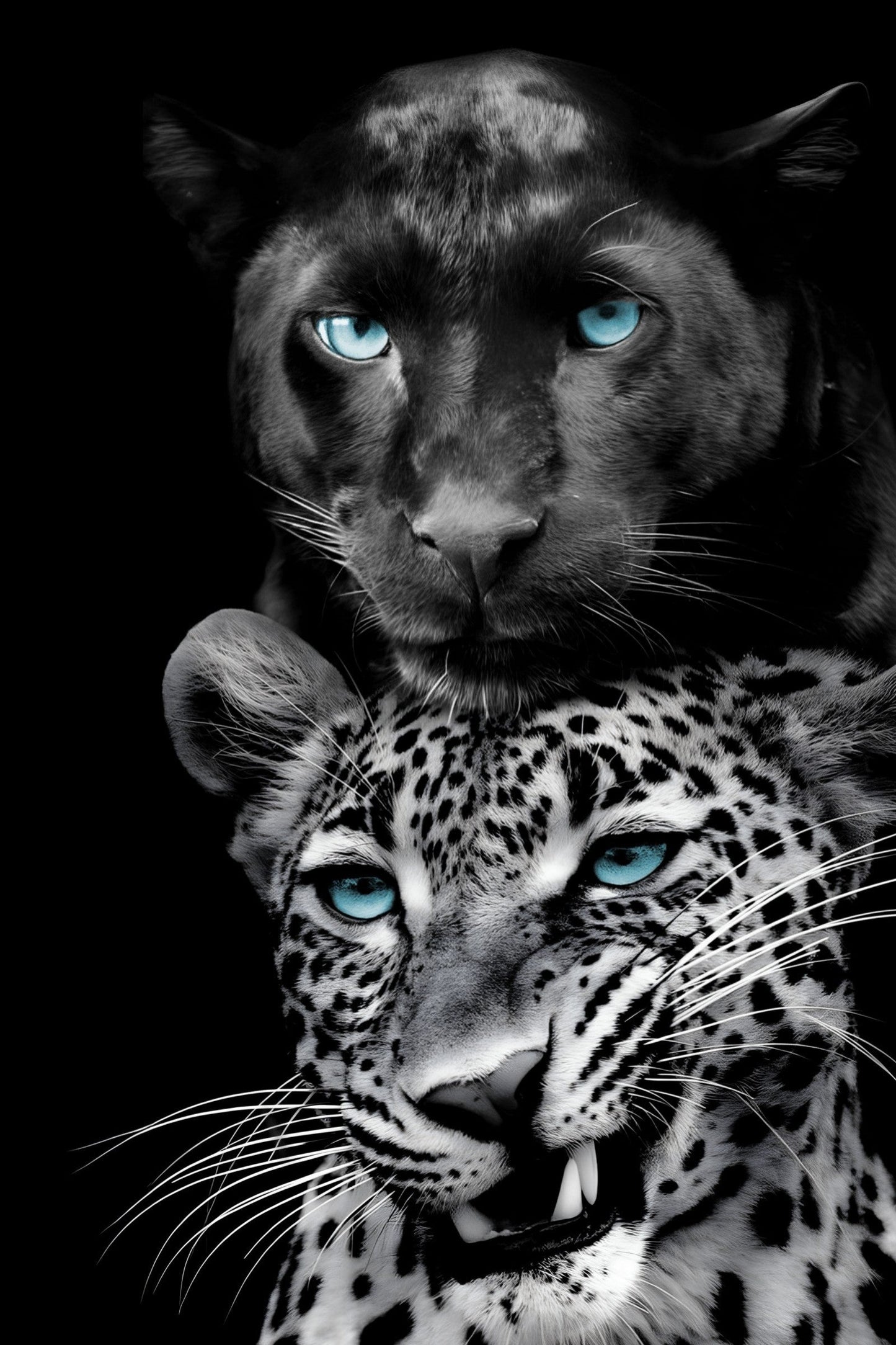 ''Big Cats Play Too'' Tempered Glass