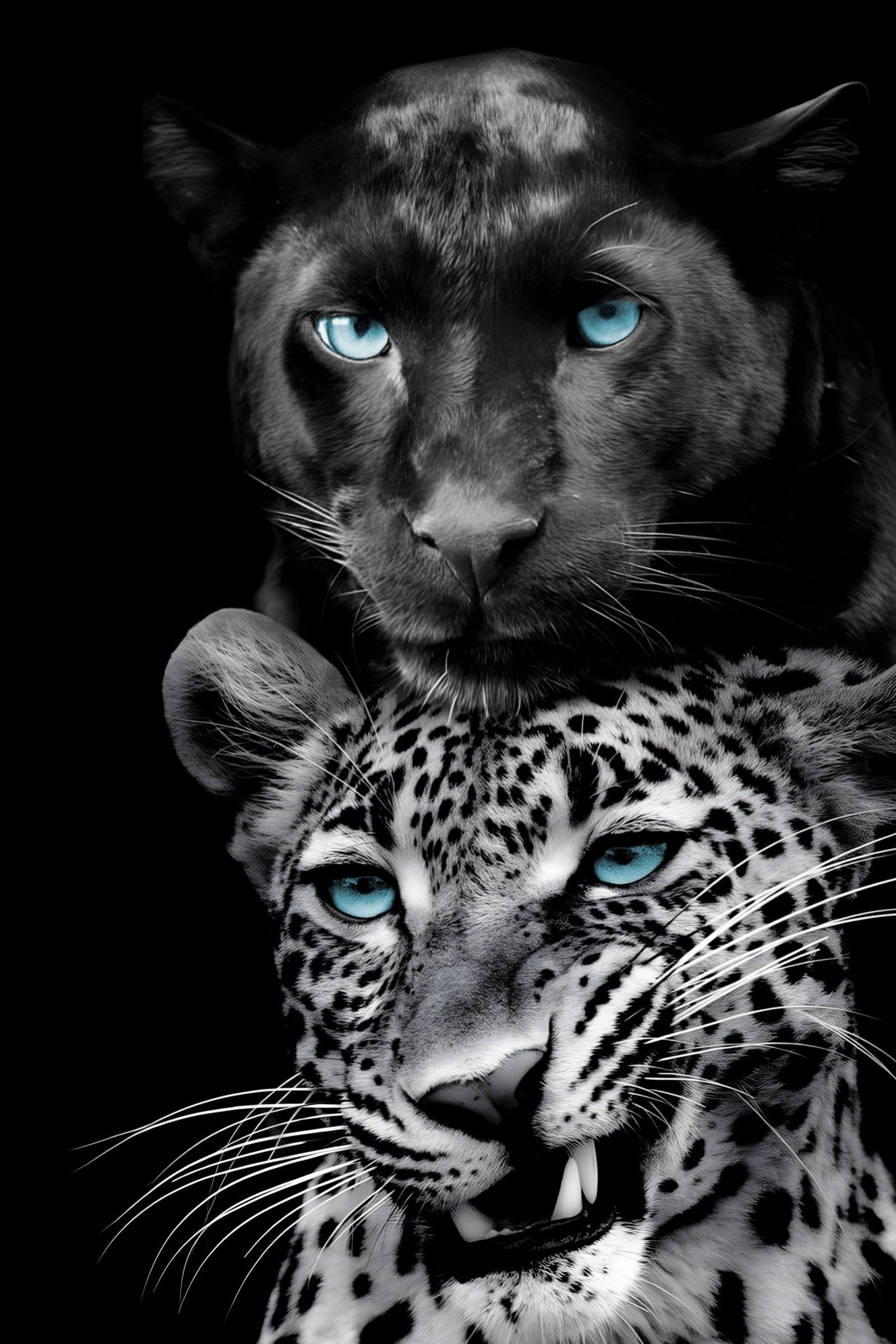 ''Big Cats Play Too'' Tempered Glass