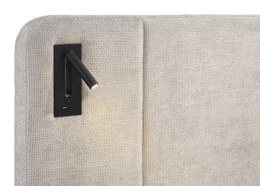 Freya Bed Light Grey