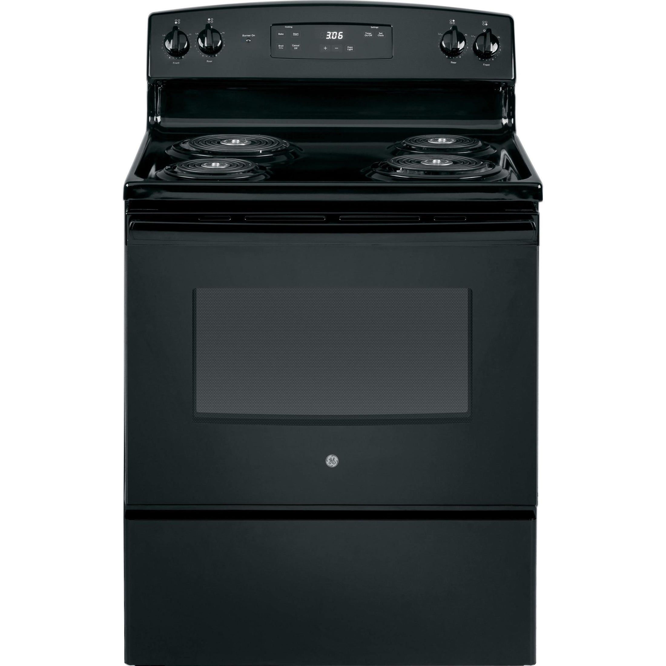  GE 30-inch Freestanding Electric Range JBS360DMBB IMAGE 1