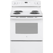  GE 30-inch Freestanding Electric Range JBS360DMWW IMAGE 1
