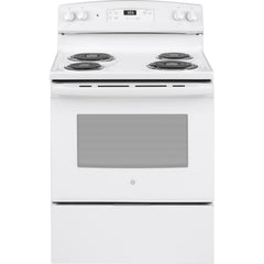  GE 30-inch Freestanding Electric Range JBS360DMWW IMAGE 1