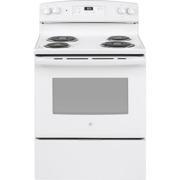 GE 30-inch Freestanding Electric Range JBS360DMWW
