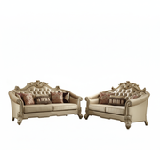 Vendome II Gold Patina Sofa & Loveseat