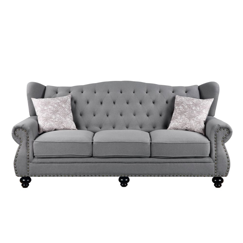 Hannes 86"L Sofa with 2 Pillows
