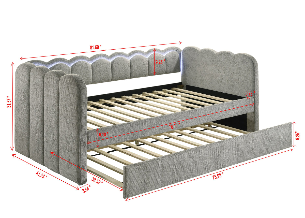 Melody Daybed Light Grey