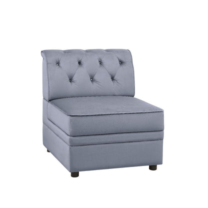 Sillón modular Bois II de 74 cm de ancho y sin brazos