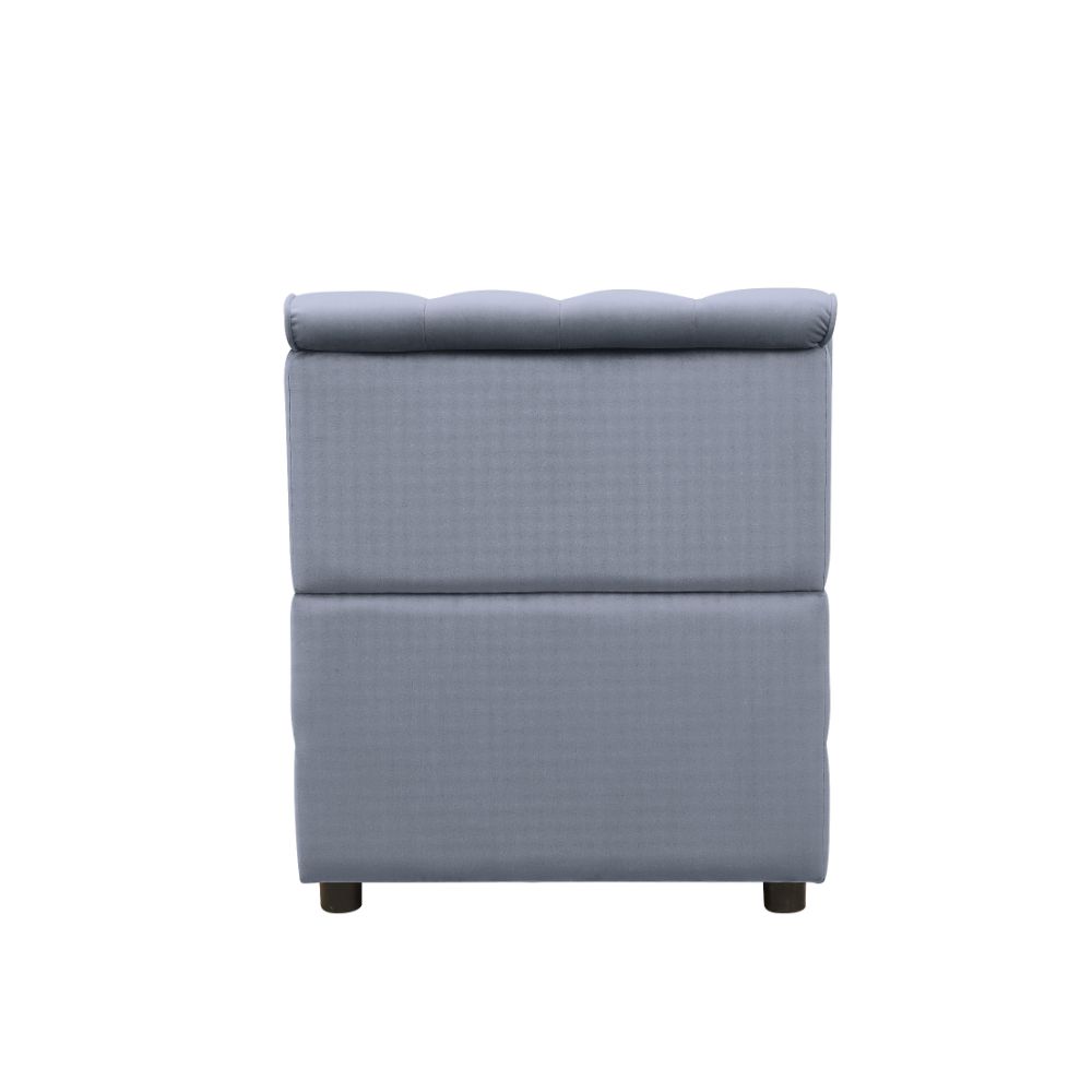 Sillón modular Bois II de 74 cm de ancho y sin brazos