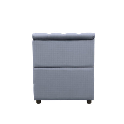 Sillón modular Bois II de 74 cm de ancho y sin brazos