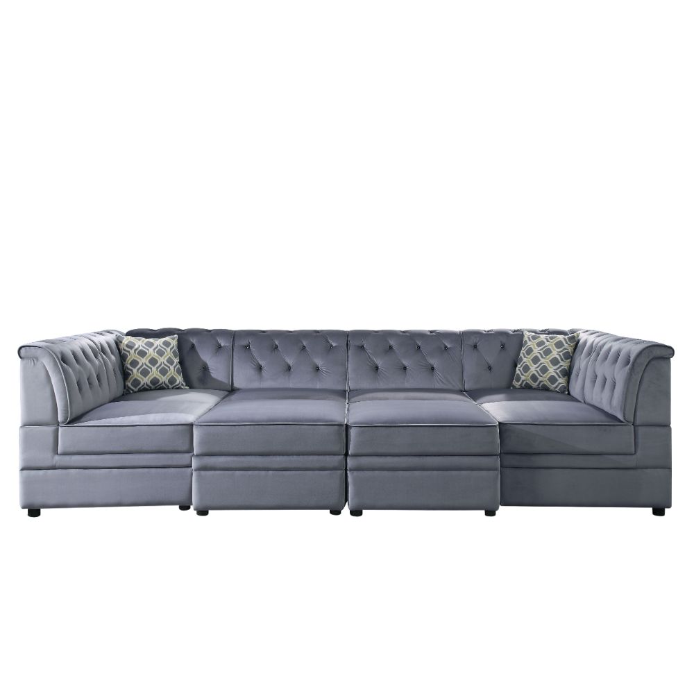 Sillón modular Bois II de 74 cm de ancho y sin brazos