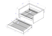 Molly Daybed White Dove