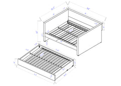 Molly Daybed White Dove