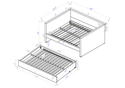 Molly Daybed White Dove