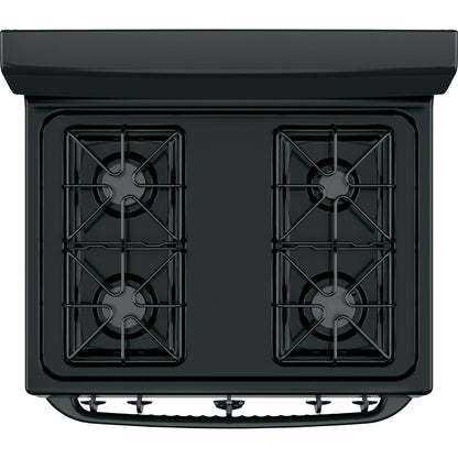  Hotpoint 30-inch Freestanding Gas Range RGBS300DMBB IMAGE 3