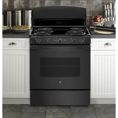 GE 30-inch Freestanding Electric Range JBS460DMBB IMAGE 6