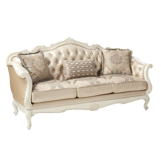 Chantelle 84"L Sofa with 3 Pillows
