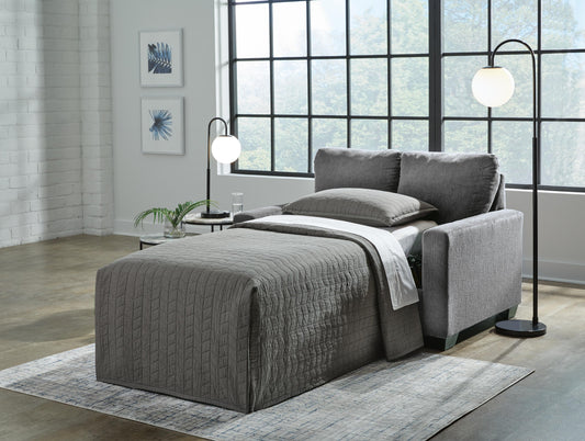 Rannis Twin Sofa Sleeper with Memory Foam Mattress