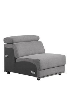 Silla modular Alwin de 81 cm de largo sin brazos