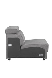 Silla modular Alwin de 81 cm de largo sin brazos