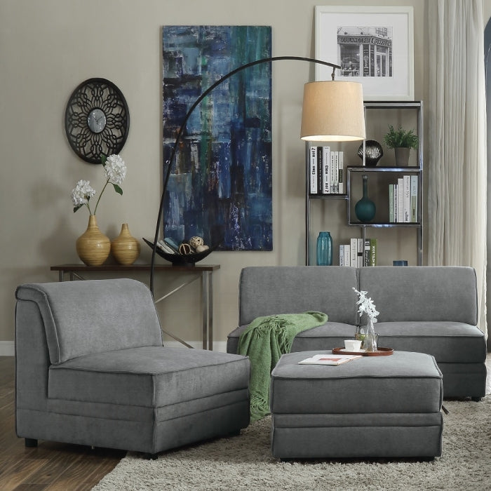 Sillón modular Bois de 30" de ancho sin brazos