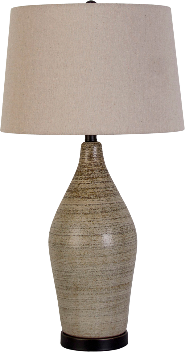 Serene Stone Ceramic Table Lamp (Case Pack 2)