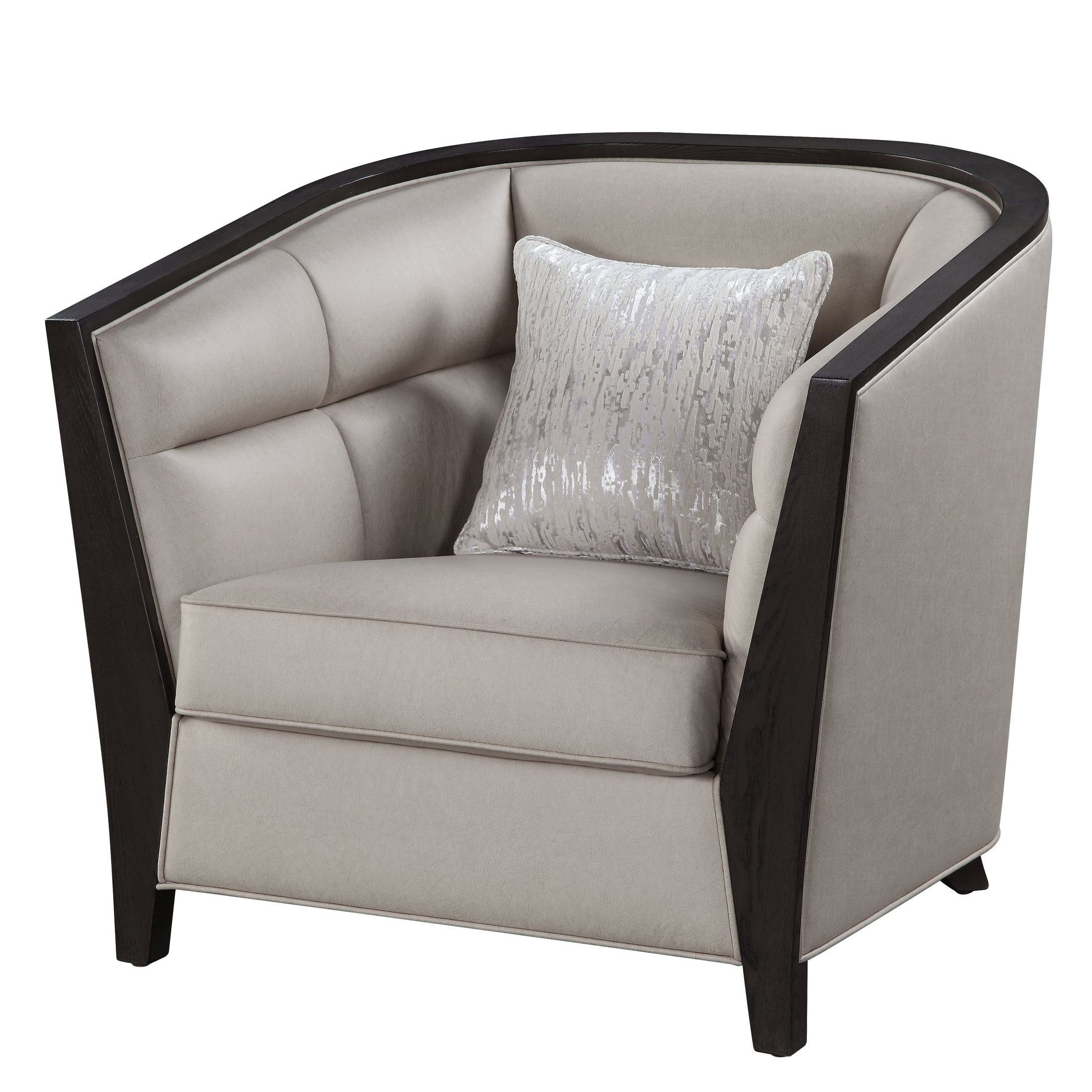Silla Zemocryss de 96 cm de ancho con almohada