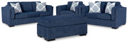 Evansley Sofa, Loveseat, Chair and Ottoman