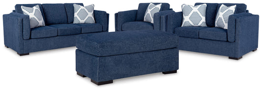 Evansley Sofa, Loveseat, Chair and Ottoman