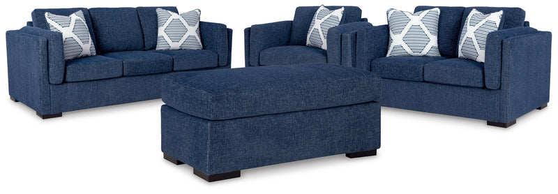 Evansley Sofa, Loveseat, Chair and Ottoman