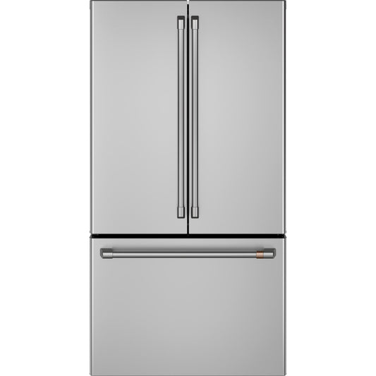  Café 36-inch, 23.1 cu.ft. Counter-Depth French 3-Door Refrigerator with WiFi Connect CWE23SP2MS1 IMAGE 1