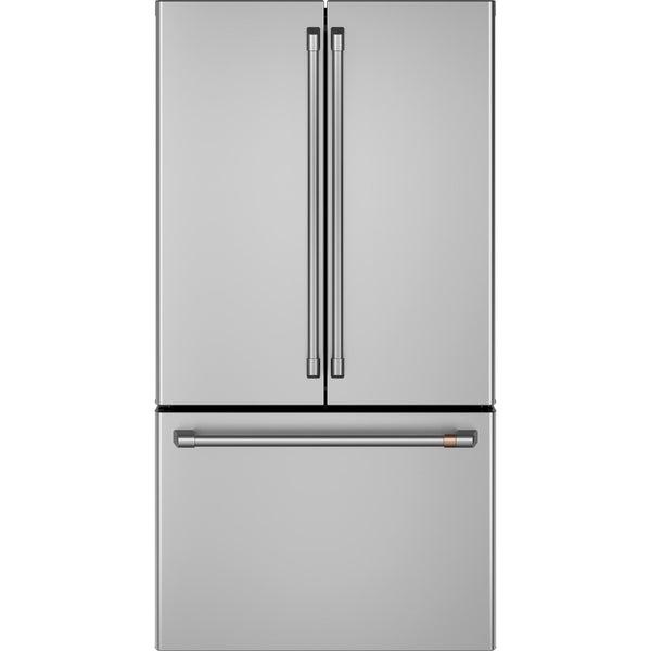 Café 36-inch, 23.1 cu.ft. Counter-Depth French 3-Door Refrigerator with WiFi Connect CWE23SP2MS1