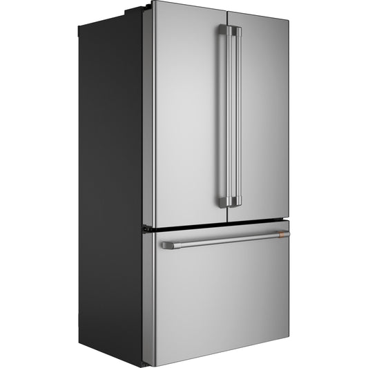  Café 36-inch, 23.1 cu.ft. Counter-Depth French 3-Door Refrigerator with WiFi Connect CWE23SP2MS1 IMAGE 2