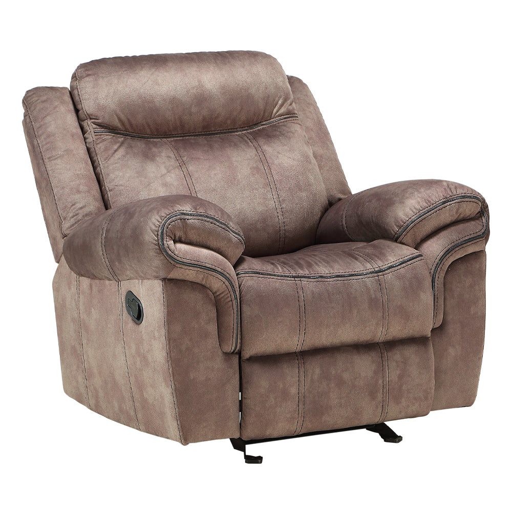 Sillón reclinable Zubaida de terciopelo con movimiento de 41 pulgadas de ancho