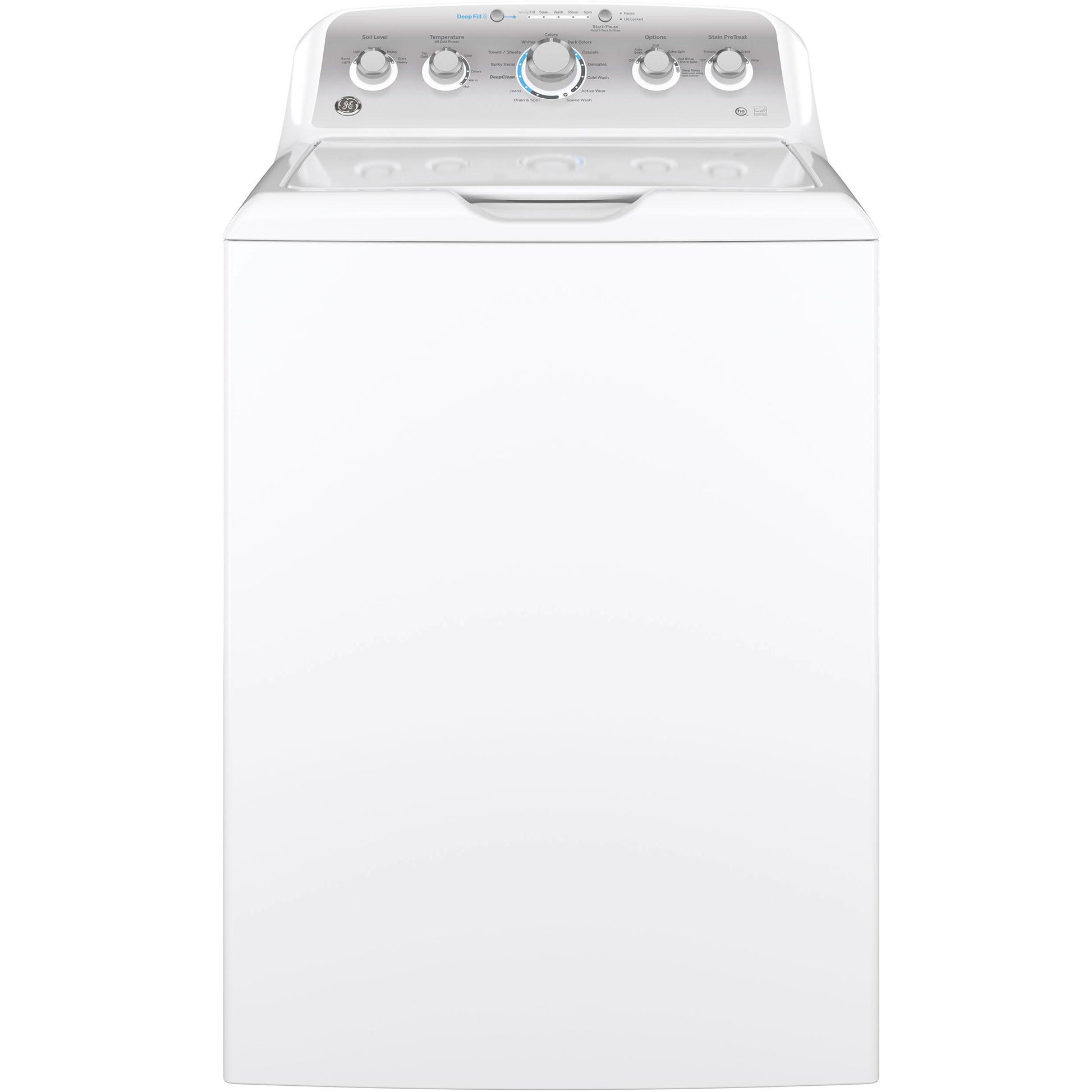  GE 4.6 cu.ft. Top Loading Washer with Stainless Steel Tub GTW500ASNWS IMAGE 1
